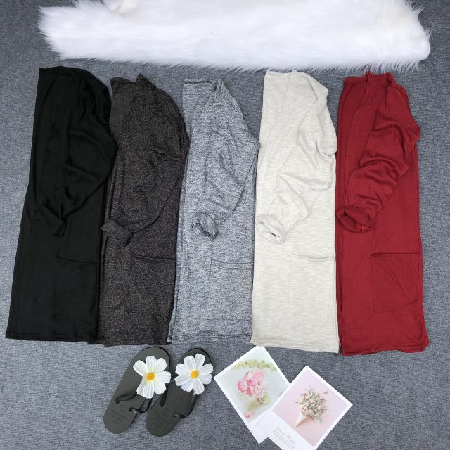 Áo khoác len tay dài