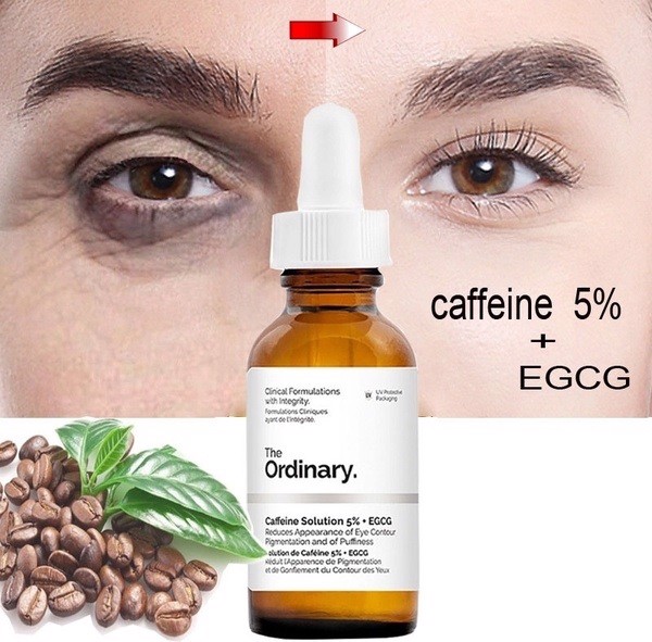 [HCM]Tinh Chất Dưỡng Da Vùng Mắt The Ordinary Caffeine Solution 5% + EGCG