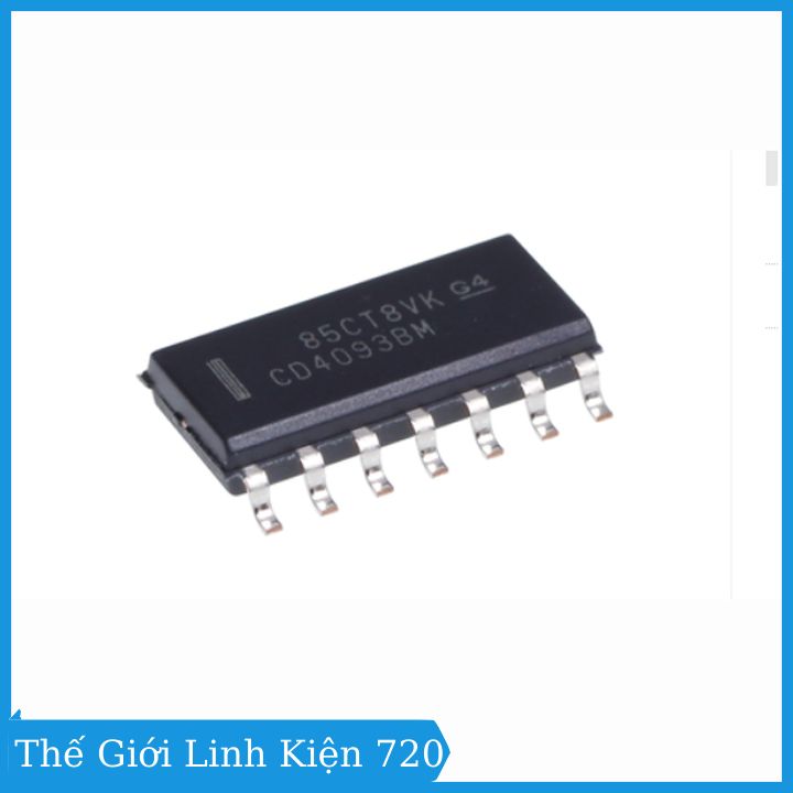Bộ 3 linh kiện điện tử IC CD4093