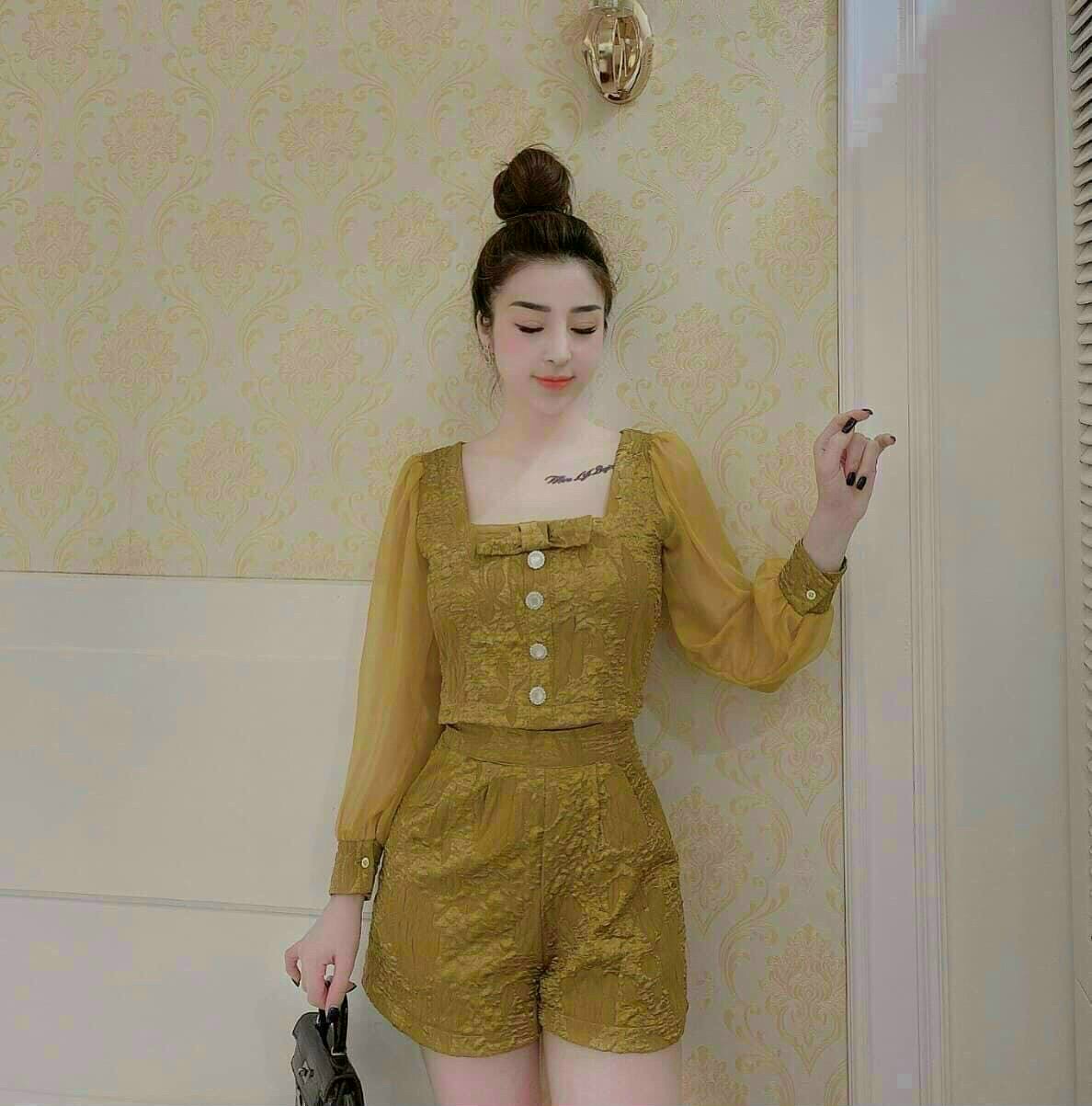 SÉT BỘ ĐÙI GẤM  NỮ CAO CẤP SIÊU ĐẸP