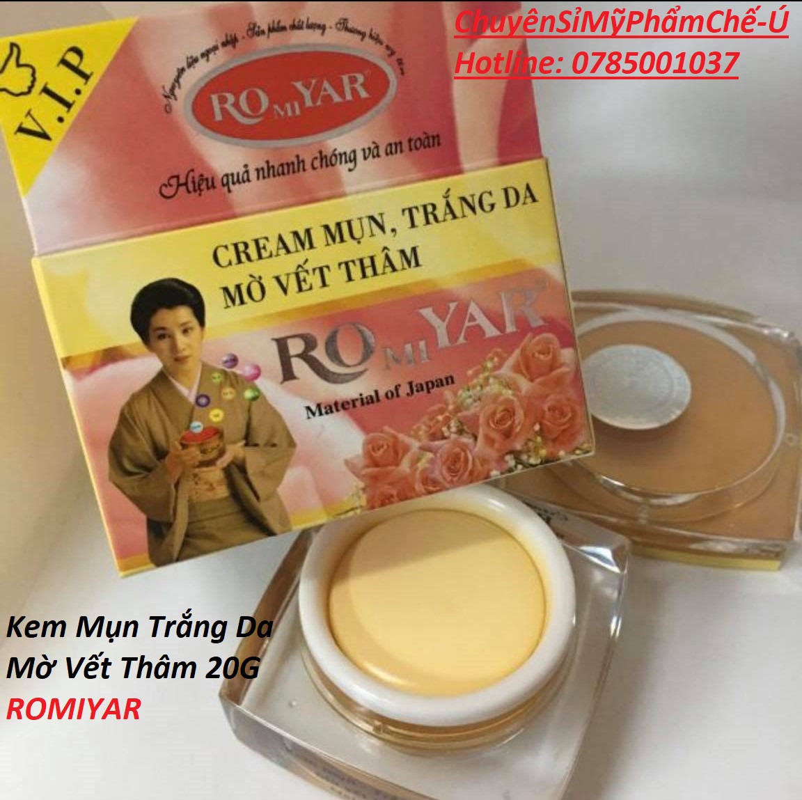 Kem Mụn Trắng Da Mờ Thâm 20G Romiyar
