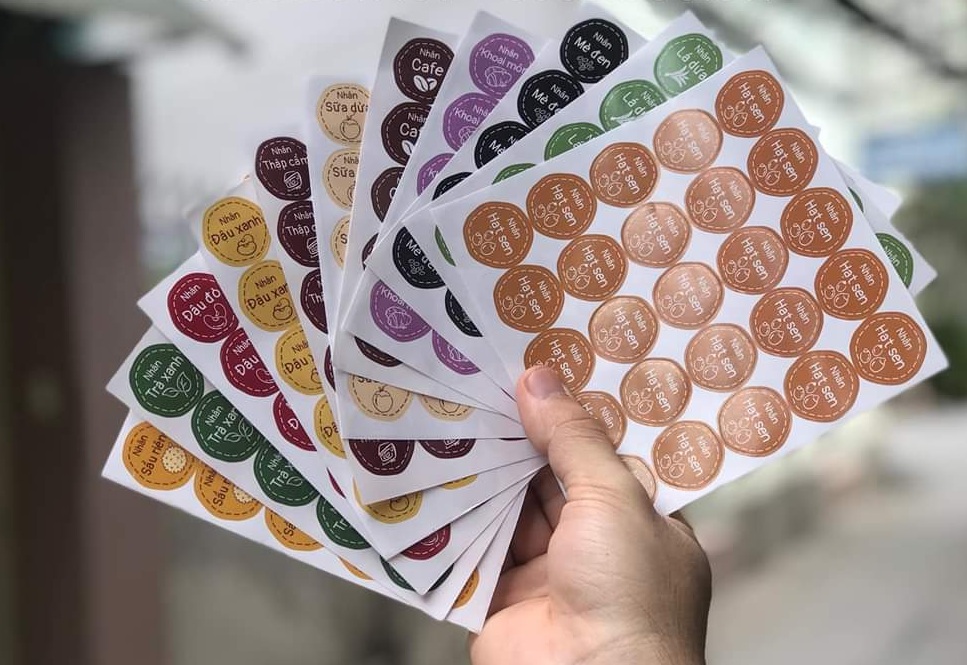 3 tờ Tem nhân bánh trung thu