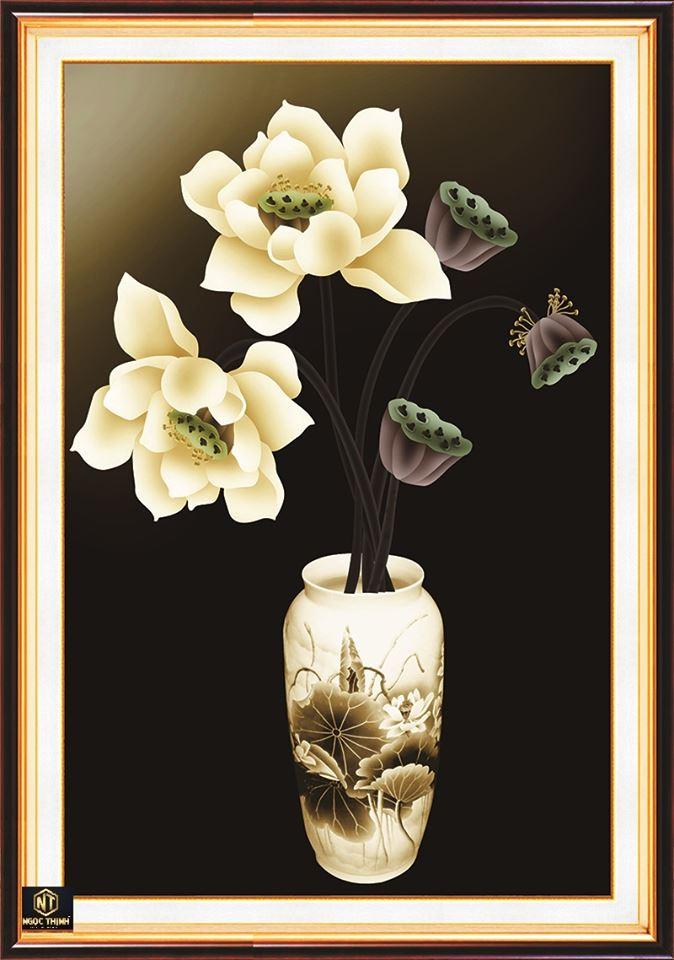 tranh đính đá Bình hoa Sen VS077 kích thước 45*64cm. Shop cam kết bán hàng đúng mẫu mã sản phẩm, đảm bảo chất lượng-uy tín lên hàng đầu