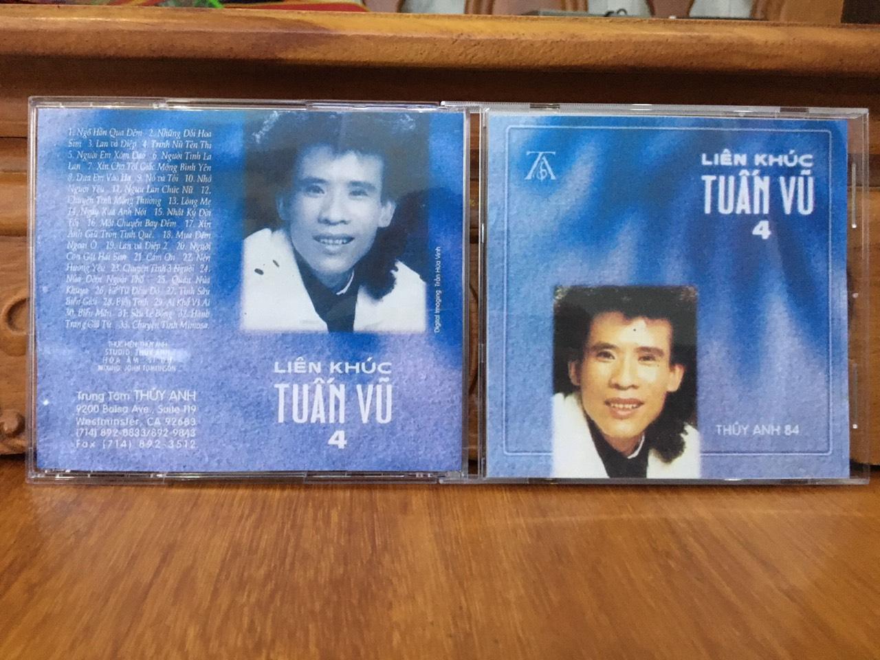 [MDCD] Bộ 5 Đĩa nhạc CD Liên Khúc TUẤN VŨ
