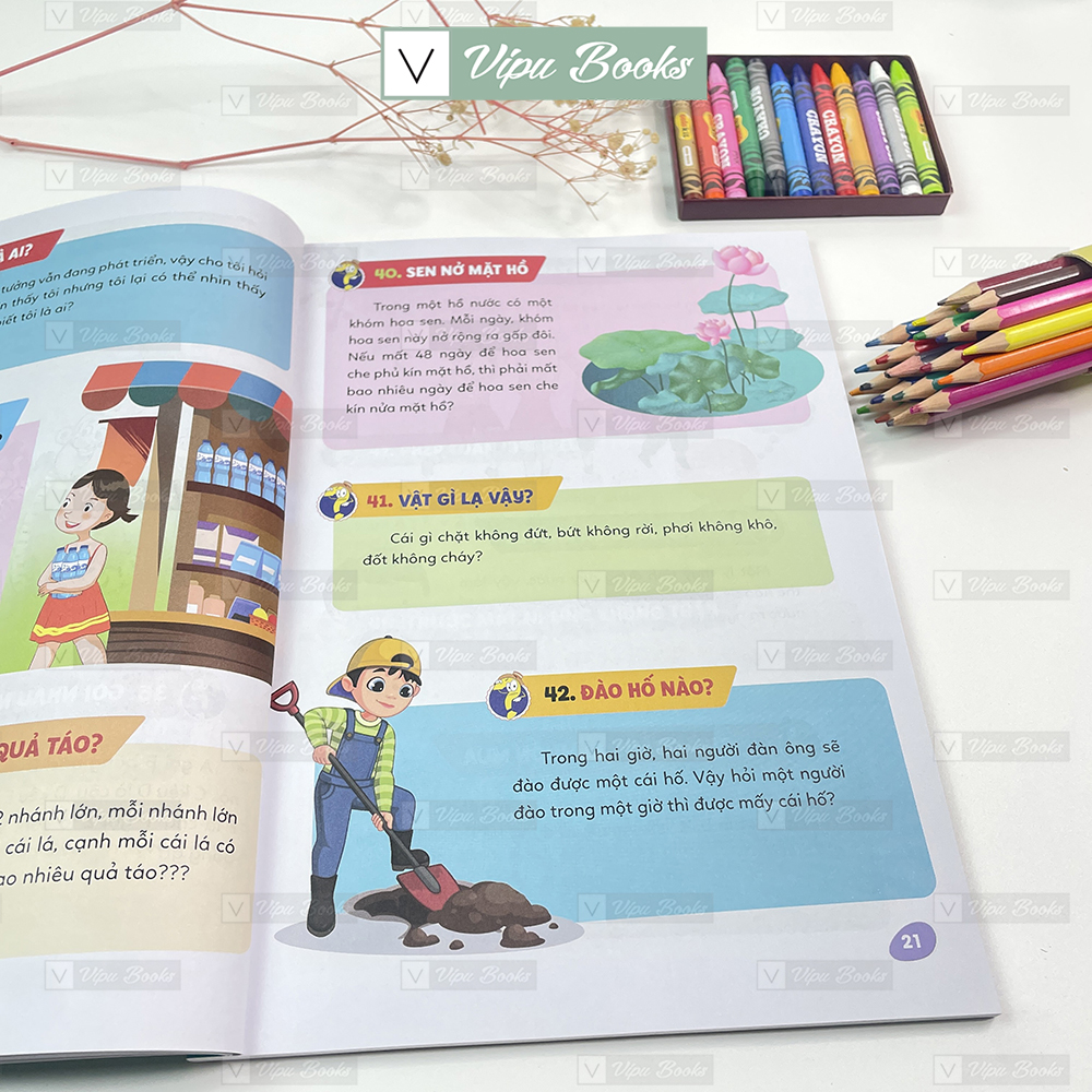 Sách - Câu Đố Hack Não - Khám Phá Tiềm Năng Con Trẻ ( Giúp Bé Phát Triển IQ )