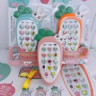 ĐỒ CHƠI! ĐIỆN THOẠI THỎ CÀ RỐT PHÁT NHẠC CHO BÉ