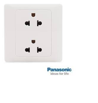 [HCM]1 BỘ Ổ CẮM PANASONIC VUÔNG - WEV1582SW + WEB7813SW + ĐẾ ÂM VUÔNG