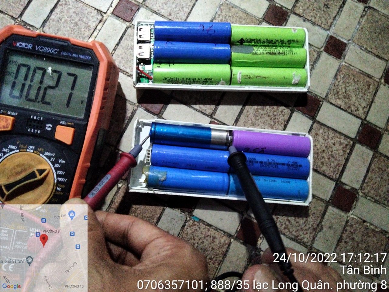 Freeship-siêu rẻ chỉ từ 1.500d/xác- Xác cell 18650.