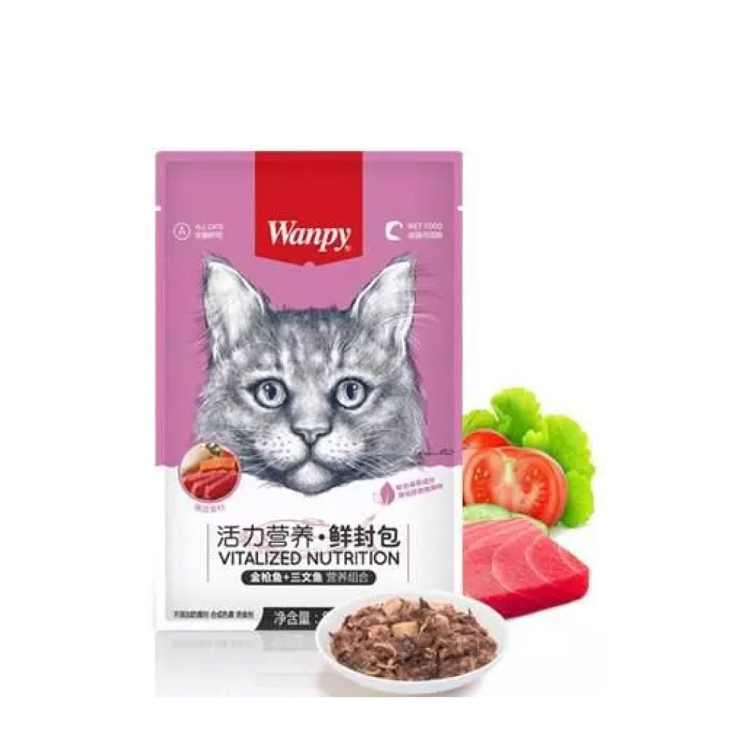 Pate Wanpy Pate cho mèo gói 80G