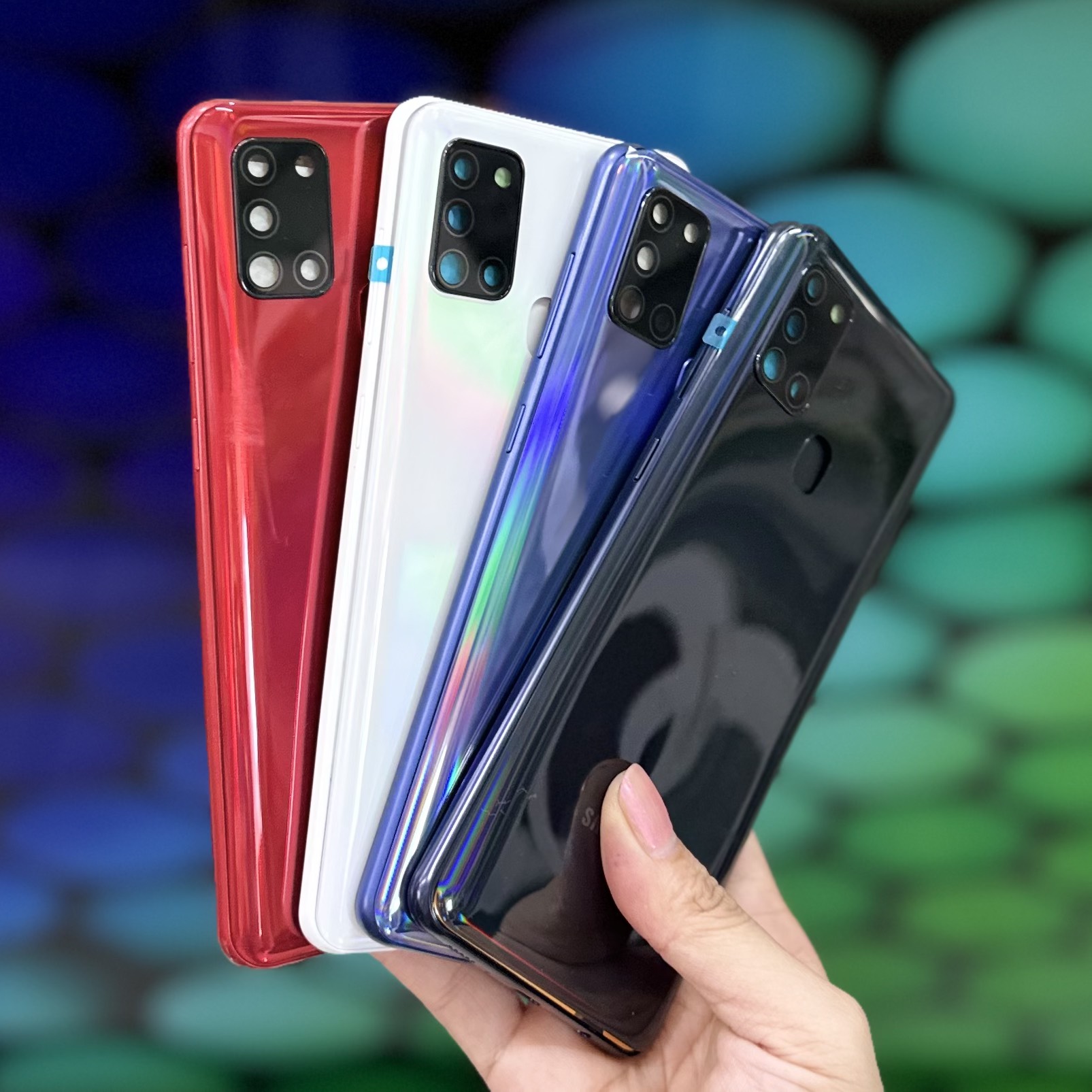 Vỏ bộ Samsung A21s (Kính camera , khai sím , sườn , lưng) Zin chất lượng tốt