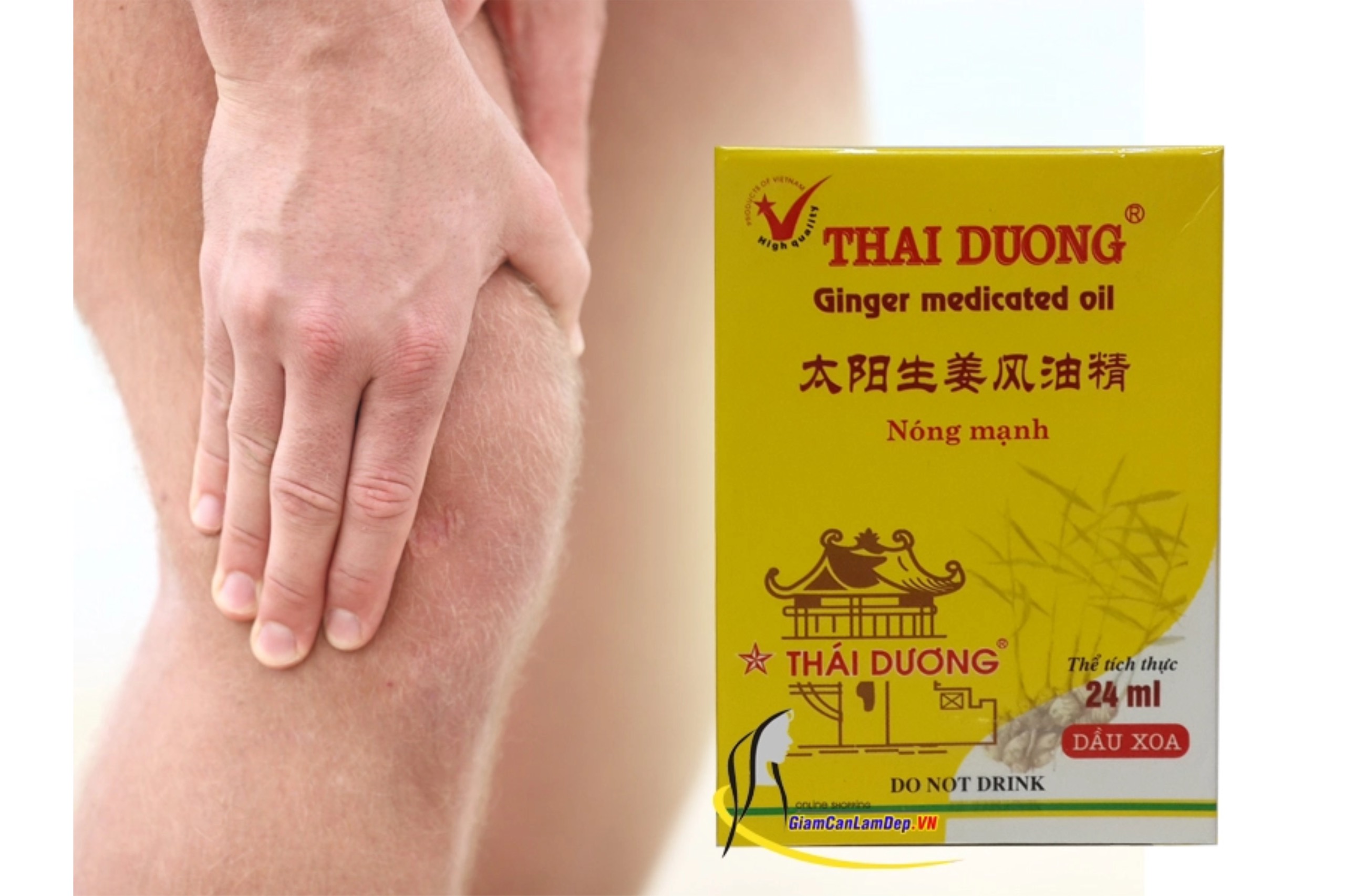[ CAM KẾT CHÍNH HÃNG ] Dầu Gừng Thái Dương 24ml\6ml