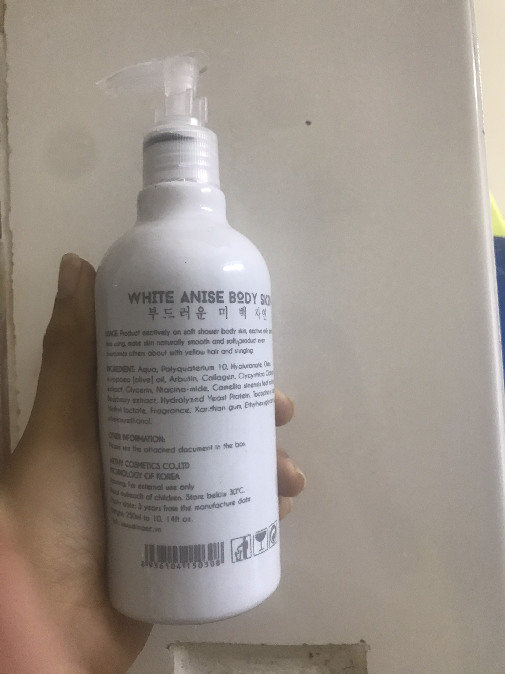 [HCM]SỮA TẮM TRẮNG DA AEC