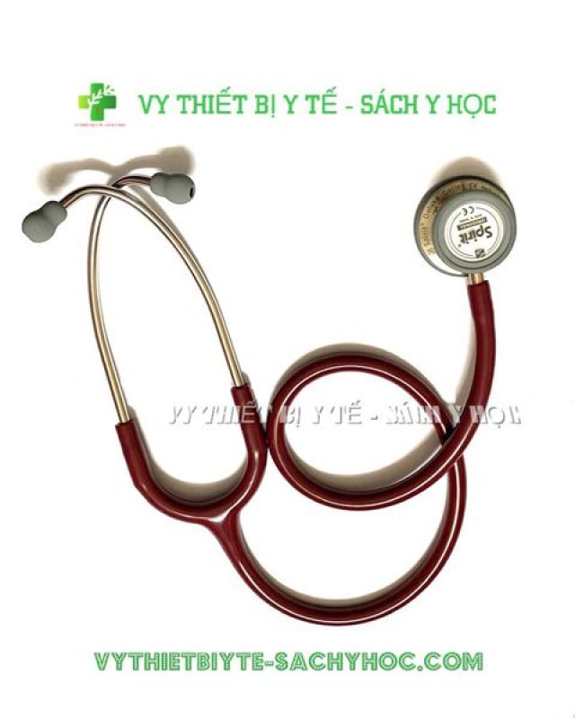 ỐNG NGHE 2 MẶT CK SS 601PF /Ống nghe y tế 2 mặt dòng Deluxe CK-SS601PF (màu đỏ))