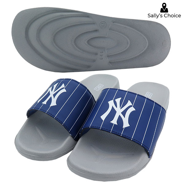 DÉP MLB GREY/BLUE CHÍNH HÃNG