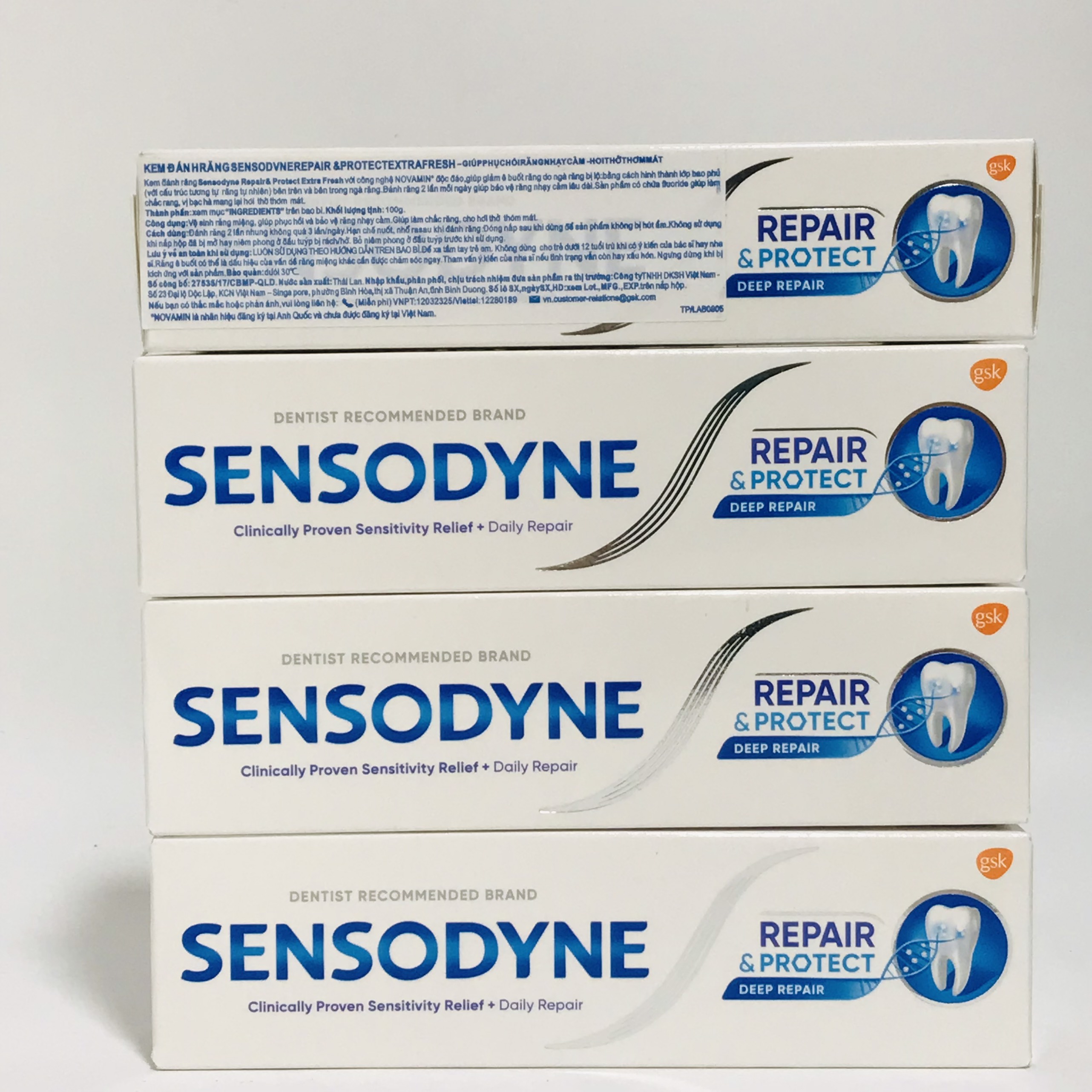 Kem Đánh Răng Sensodyne Repair & Protect Extra Fresh 100g