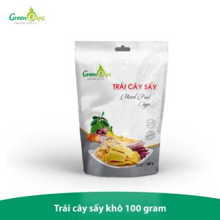 Trái cây thập cẩm sấy khô 100 gram - Green Chips - Hàng xuất khẩu thumbnail