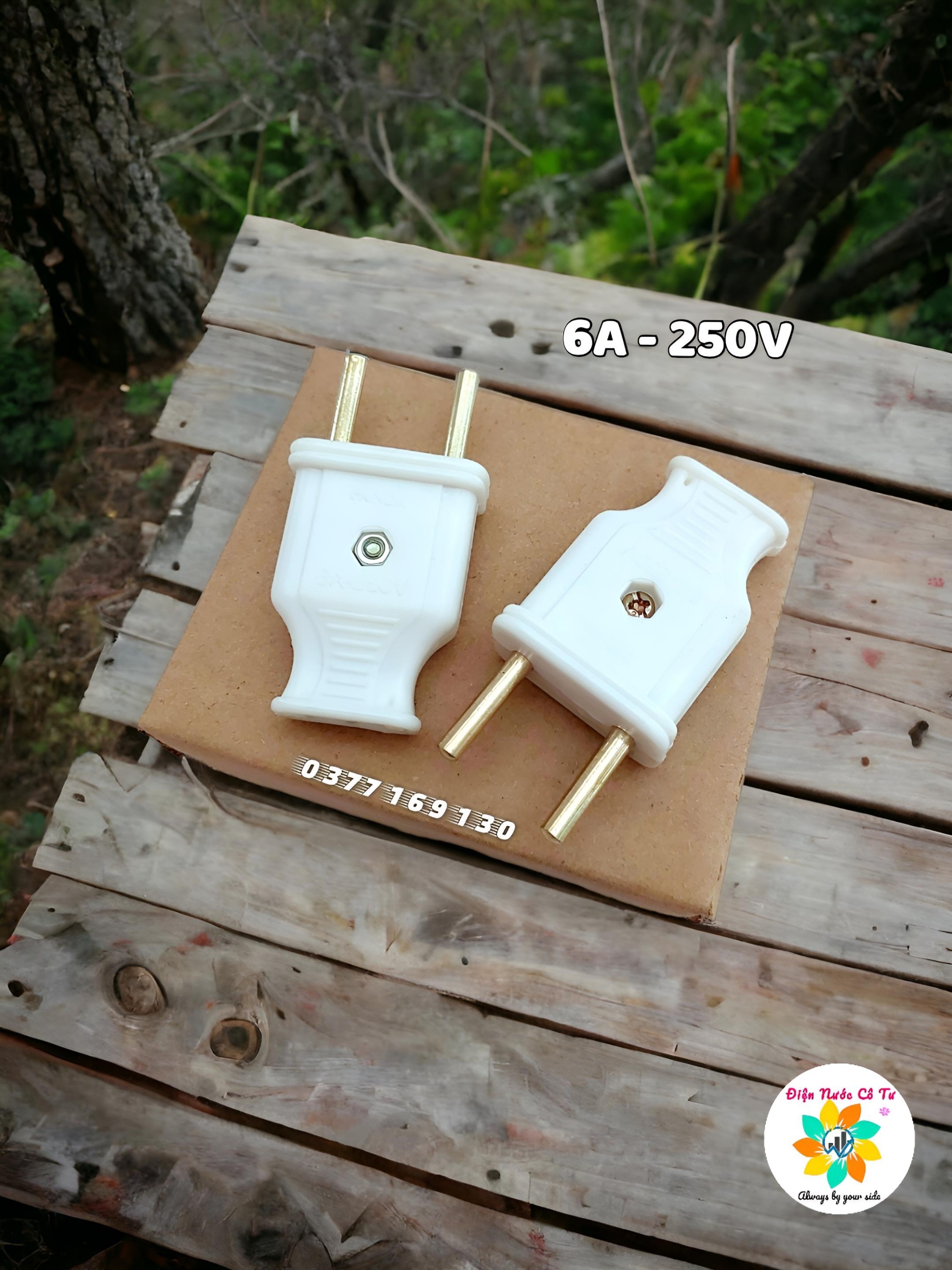 Phích nối 10a 250v ominsu - phích âm nối dây 10a ominsu