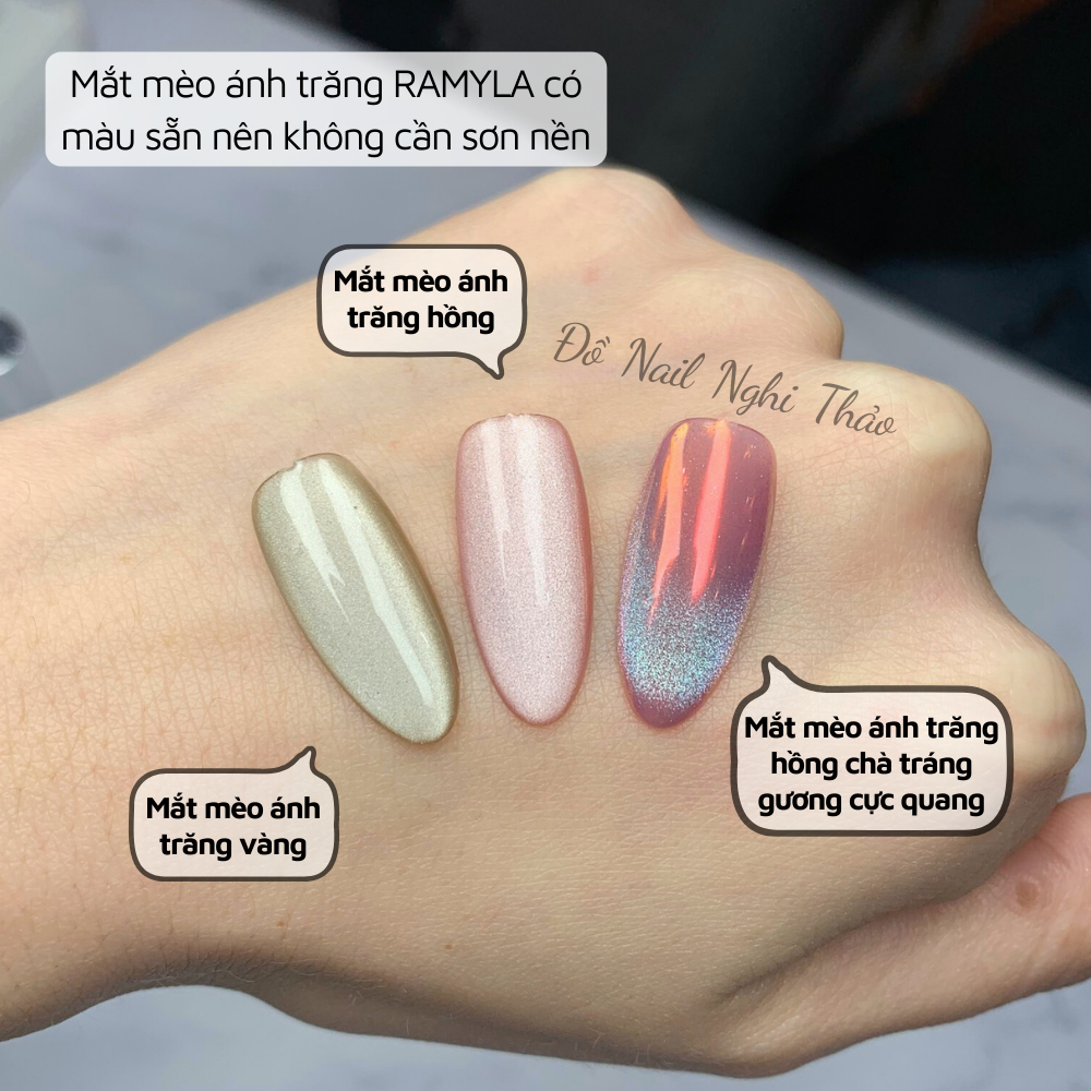 Sơn gel mắt mèo ánh trăng RAMYLA 15ml