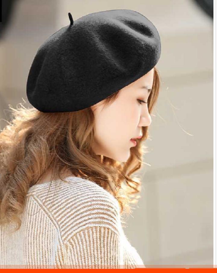 mũ nồi nỉ phong cách Hàn, nón nồi nữ thời trang cao cấp