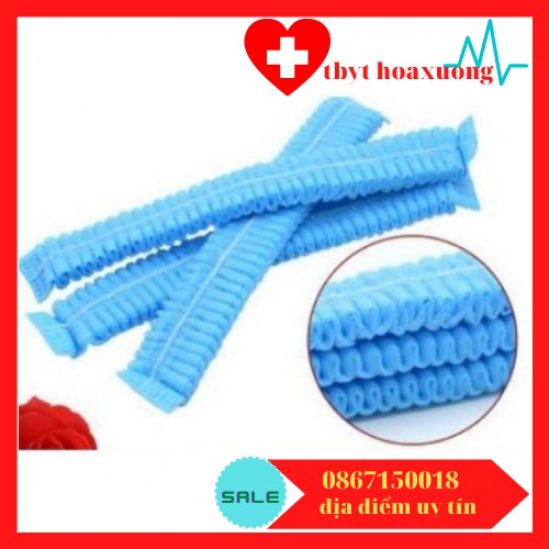 MŨ PHẪU THUẬT, NÓN GIẤY Y TẾ , MŨ DÙNG 1 LẦN[TÚI 100 CÁI]