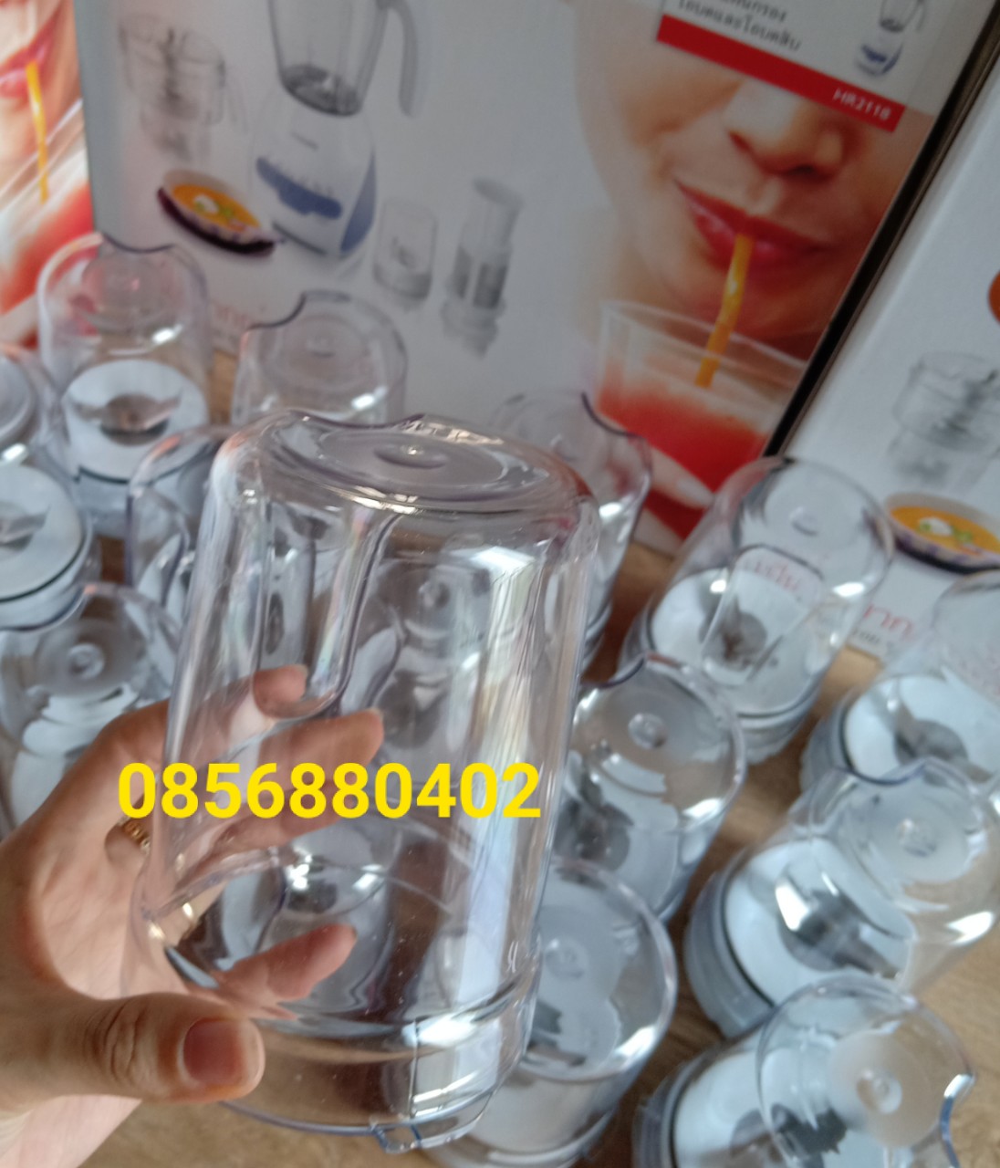 Cối xay bé -  ly xay khô Philips HR2115 HR2116 HR2118 - phụ kiện chính hãng