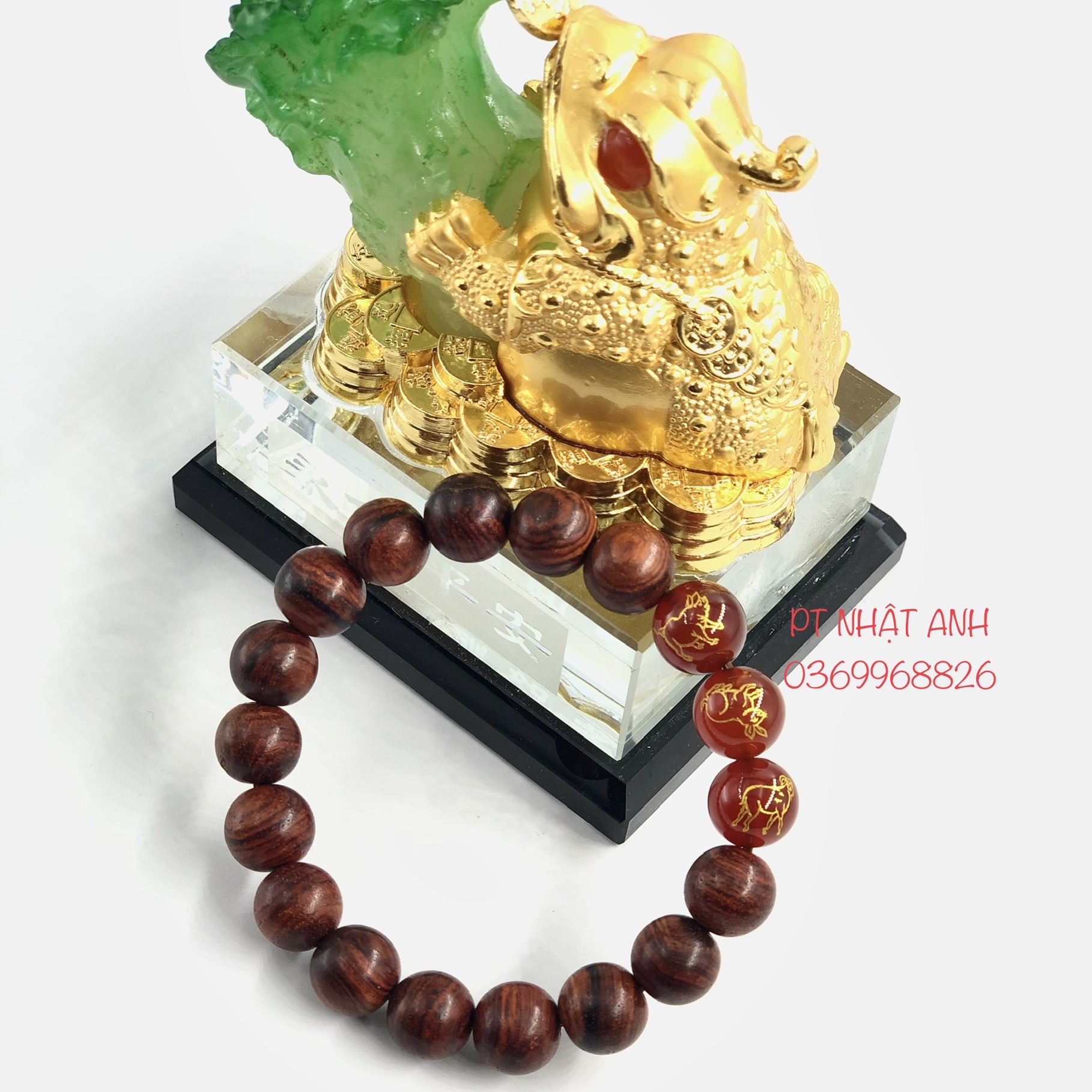 VÒNG TAM HỢP QUÝ NHÂN GỖ SƯA