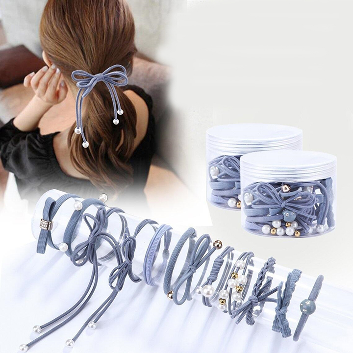 ⛔GIADUNGHOALONG⛔ Hộp 12 chun buộc tóc nữ (LOẠI 12 CÁI - LOẠI NGƯỜI LỚN)