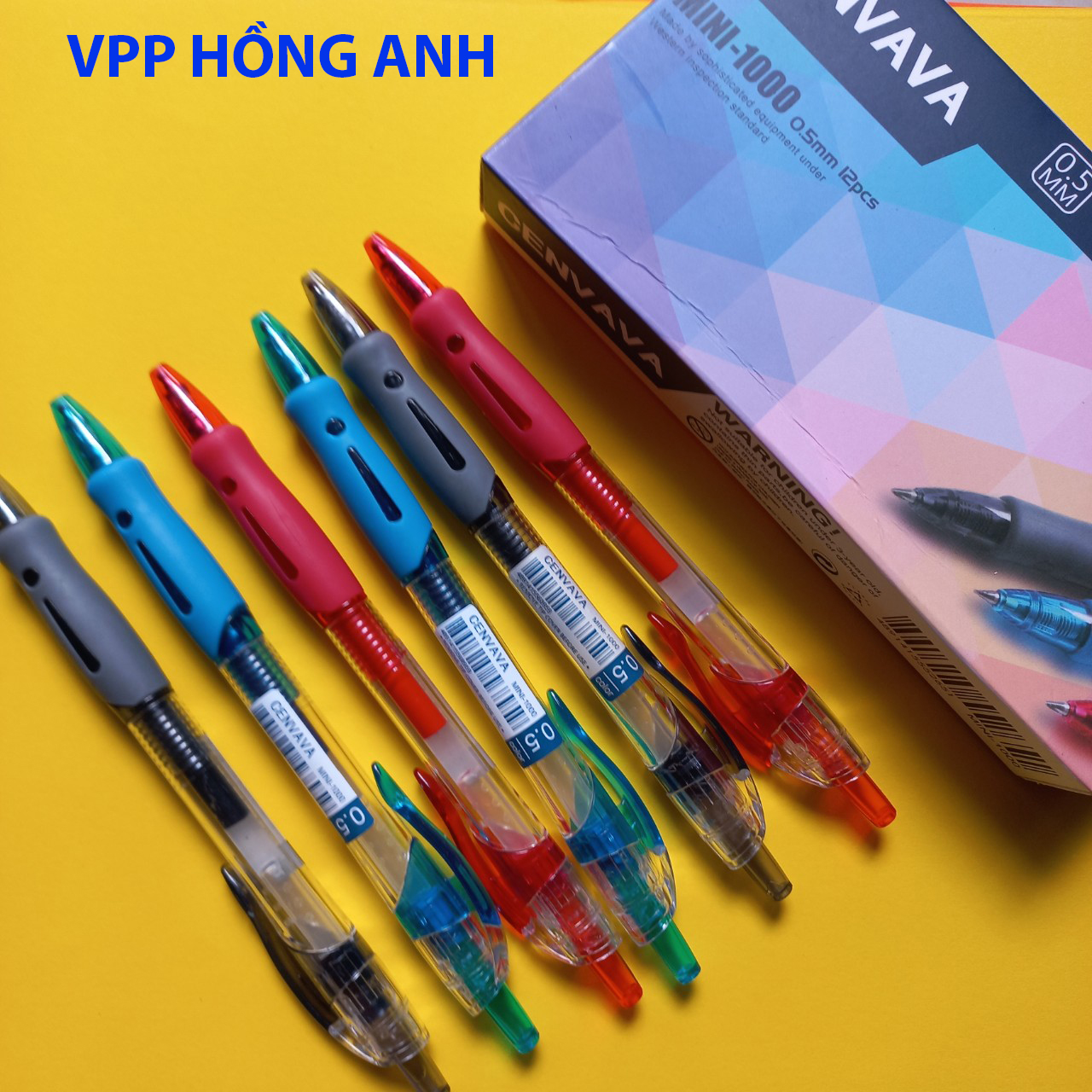Bút GEL bấm Cenvava Mini - 1000 nét 0.5mm