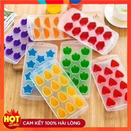 [Giá Hủy Diệt] Khuôn Làm Đá Thạch Rau Câu Silicon Cực Đẹp ĐỦ CÁC HÌNH, khuôn làm đá, làm chocolate, khay làm đá, làm thạch bằng silicon