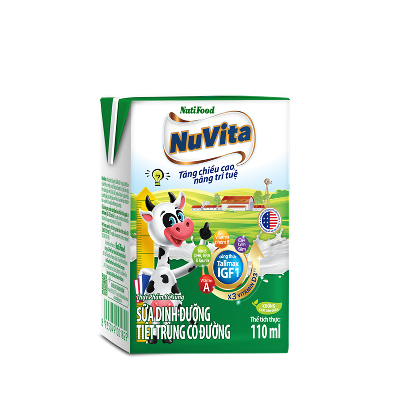 Combo 4 boxes of nuvita sterilizer with sugar 110ml/180ml-nutifood-Yoosoo brand