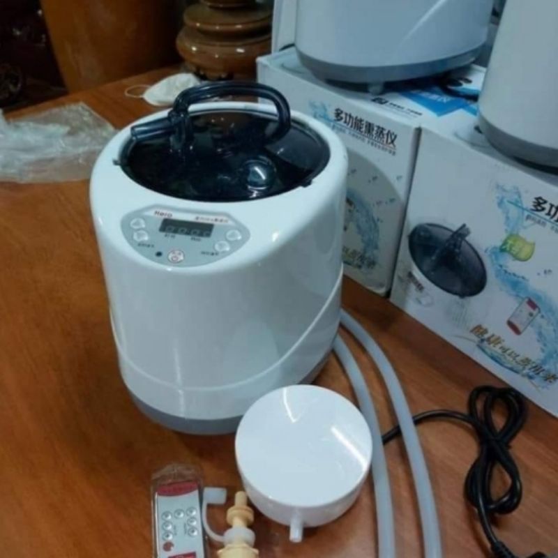 Máy xông hơi 2 Lit Nồi xông hơi cao cấp thiết kế thông minh có thể điều khiển từ xa - Máy xông hơi mặt - Máy xông hơi đầu - Máy xông mặt - Máy xông 2 lít