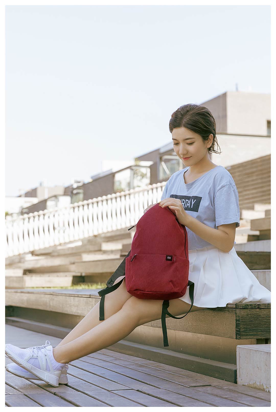 (CÓ SẴN) Balo Xiaomi Học Sinh Mini Nhỏ Gọn - Chống Nước - Balo mini Xiaomi - Nhỏ Gọn - Đựng vừa Laptop 14inch