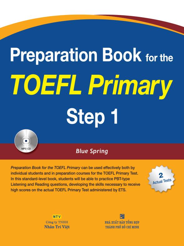 Preparation Book for the TOEFL Primary: Step 1