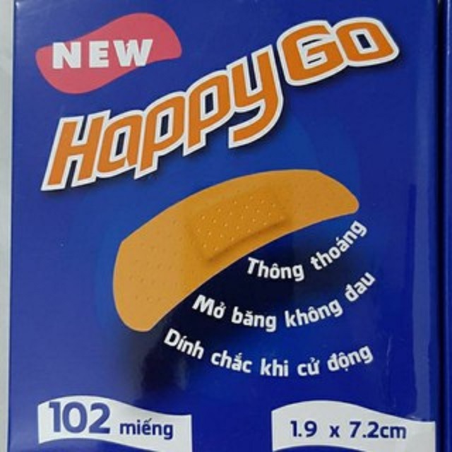 Hộp 102 băng cá nhân Happygo