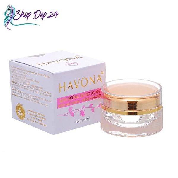 [HCM]Kem Dưỡng Trắng Da Mặt Havona E24 20g
