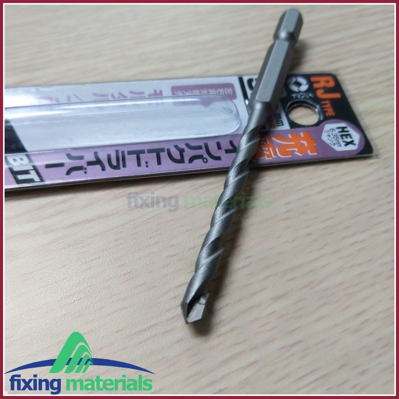 Unika Concrete Drill Bit RJ 4.3x95 (Hex shank 6.35mm, cordless drill)