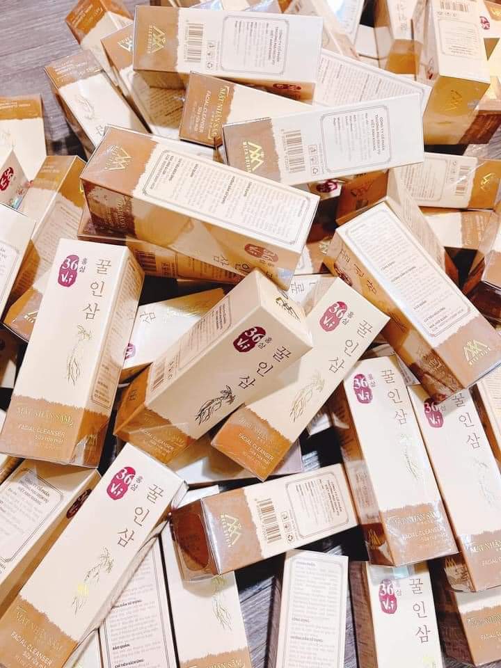 [ FREESHIP MAX ]Sữa Rửa Mặt Cao Sâm Mụn Đỏ 36 vị chính hãng