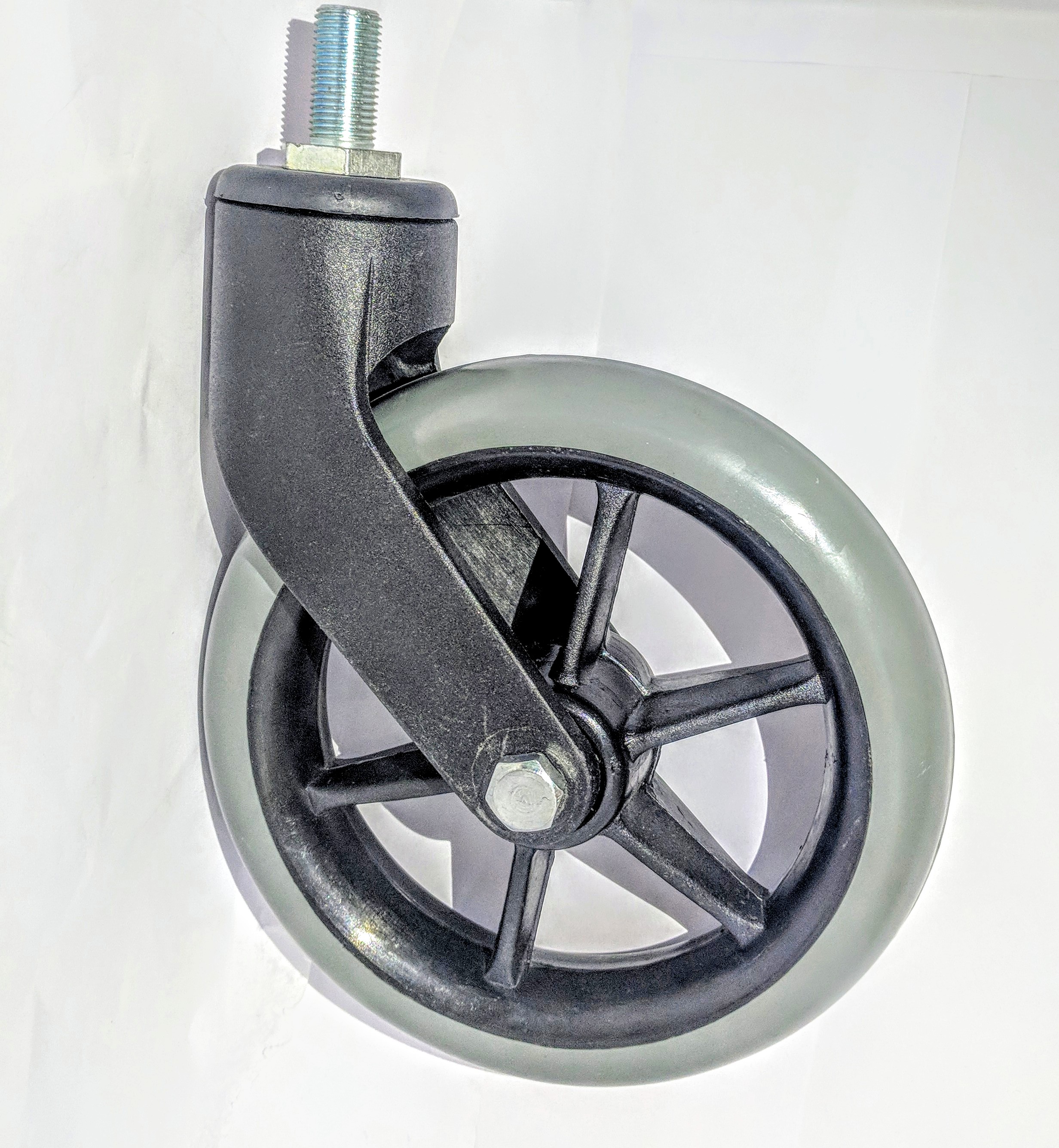 Bánh xe dành cho xe lăn/ Bánh trước xe lăn tay 150mm - tải trọng 100kg - Happy Move Thái Lan