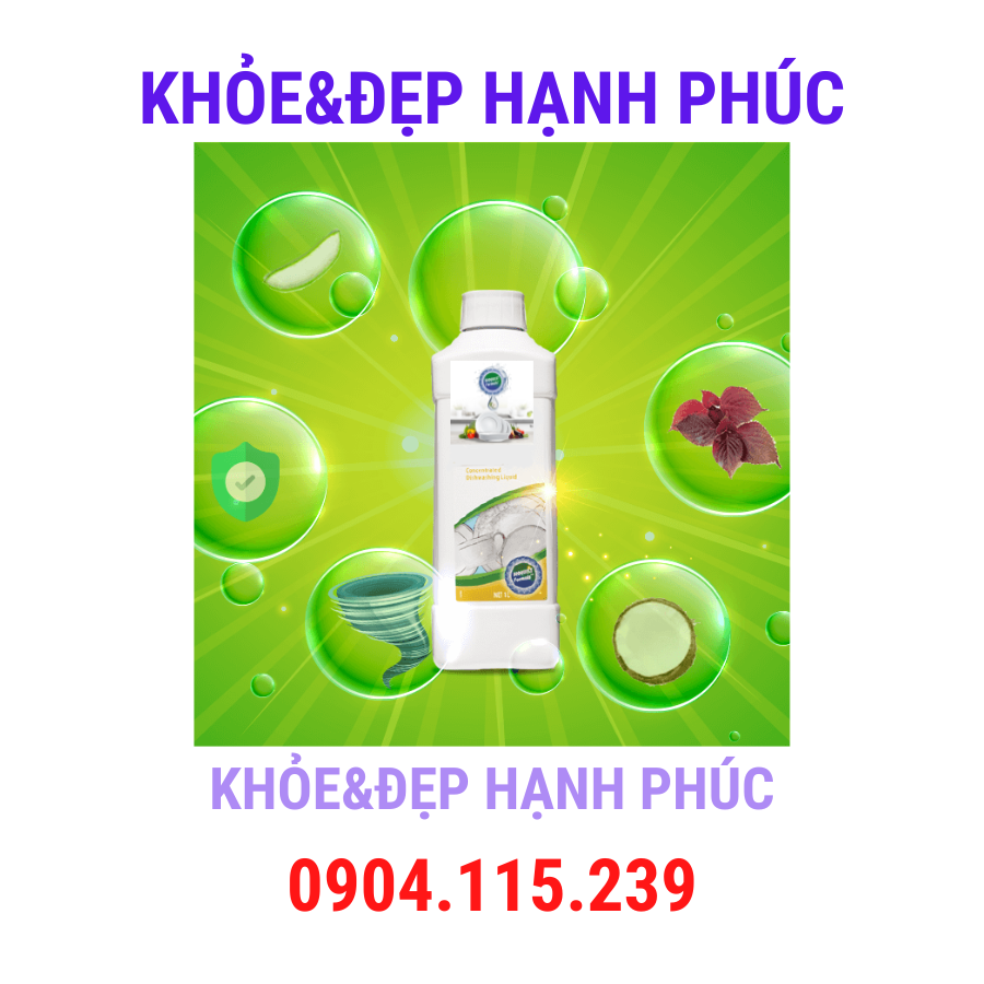 Nước rửa chén đậm đặc – 1000 ml/chai