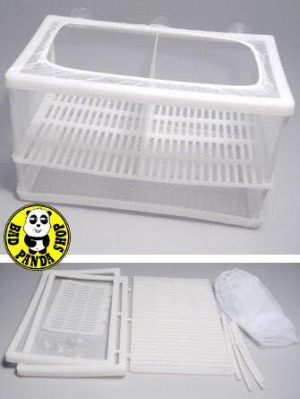 Lồng vải đôi 2 ngăn dưỡng cá cảnh