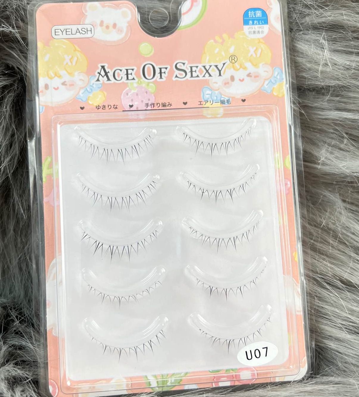 Lông mi dưới tự nhiên-Mi gân trong tàng hình Ace Of Sexy 5 cặp