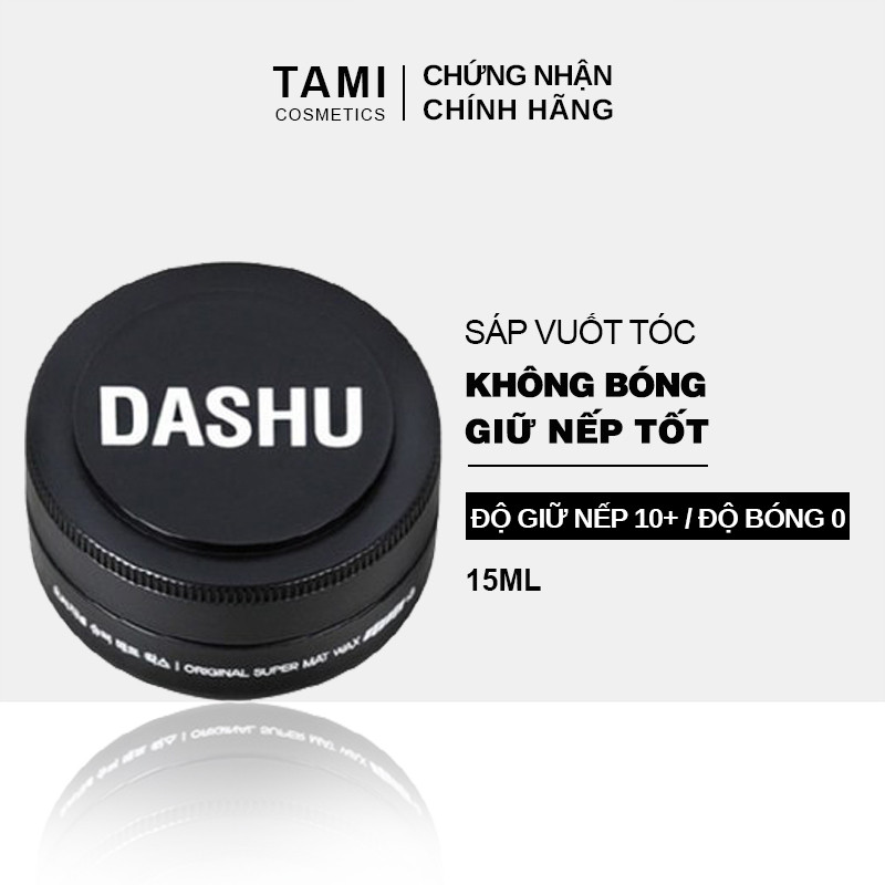 Sáp vuốt tóc nam DASHU For Men Original Super Mat Tạo kiểu linh hoạt Giữ nếp tốt Hiệu ứng mờ không bóng TM-SAP07