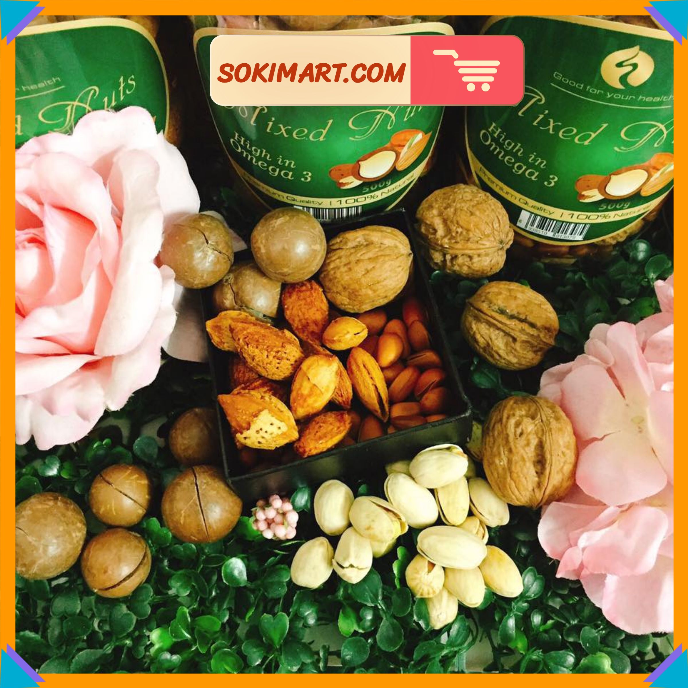 Mixed nuts 4 loại hạt dinh dưỡng - 500g
