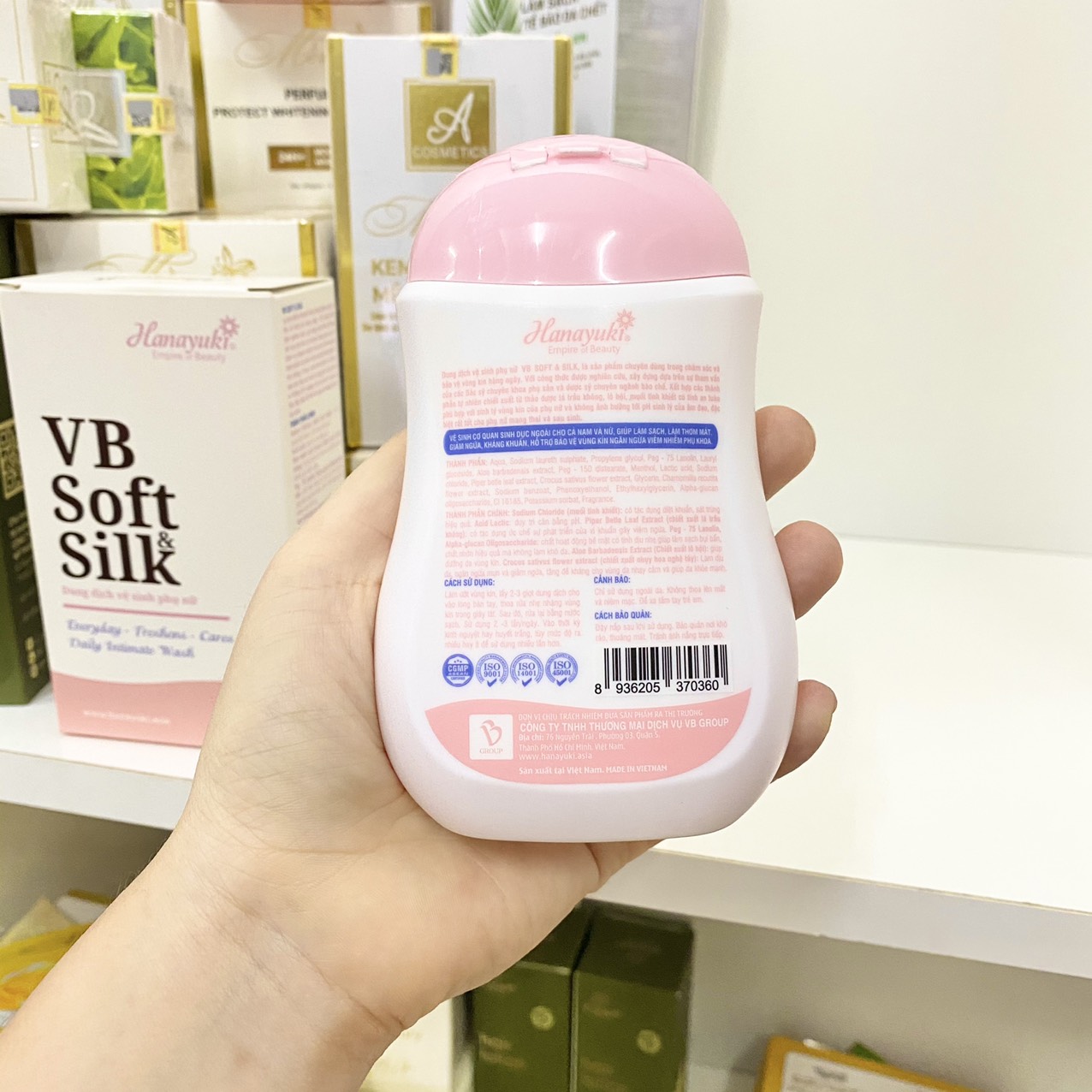 Dung Dịch Vệ Sinh HANAYUKI MÀU HỒNG 150ML