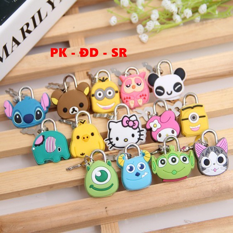 Ổ Khóa Mini Hình Thú Dễ Thương - Siêu Rẻ