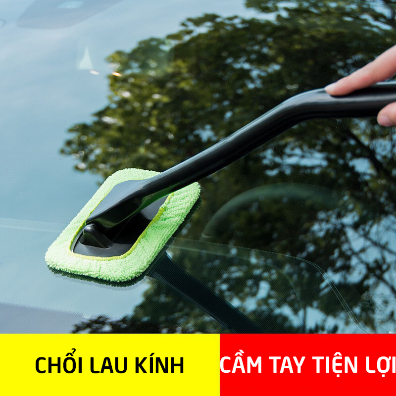 Chổi lau kính ô tô kính cửa nhà cầm tay đa năng chống xước nhỏ gọn dễ sử dụng
