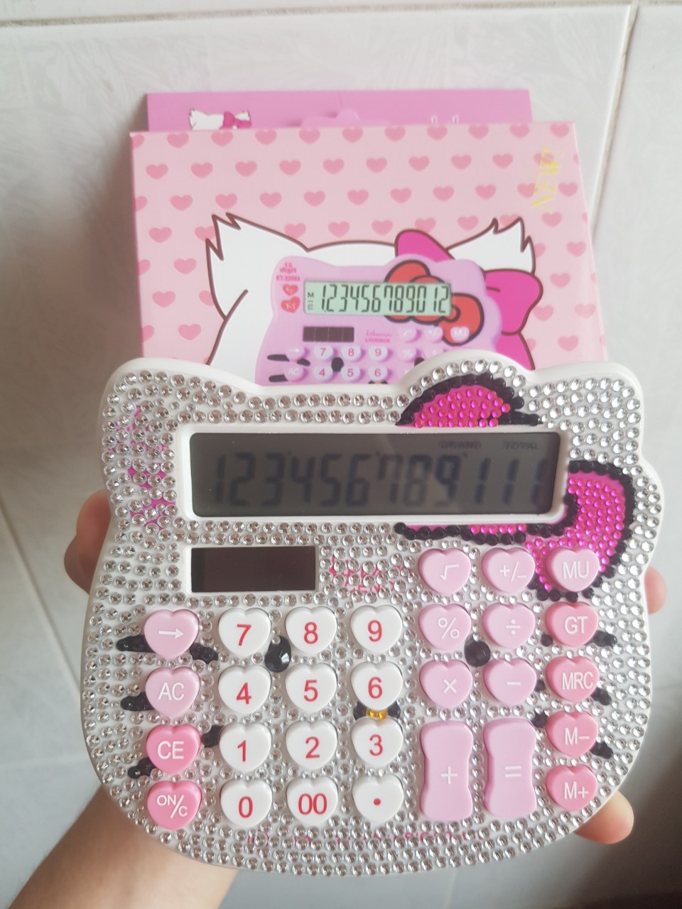 Máy tính 12 số Hello Kitty siêu cute