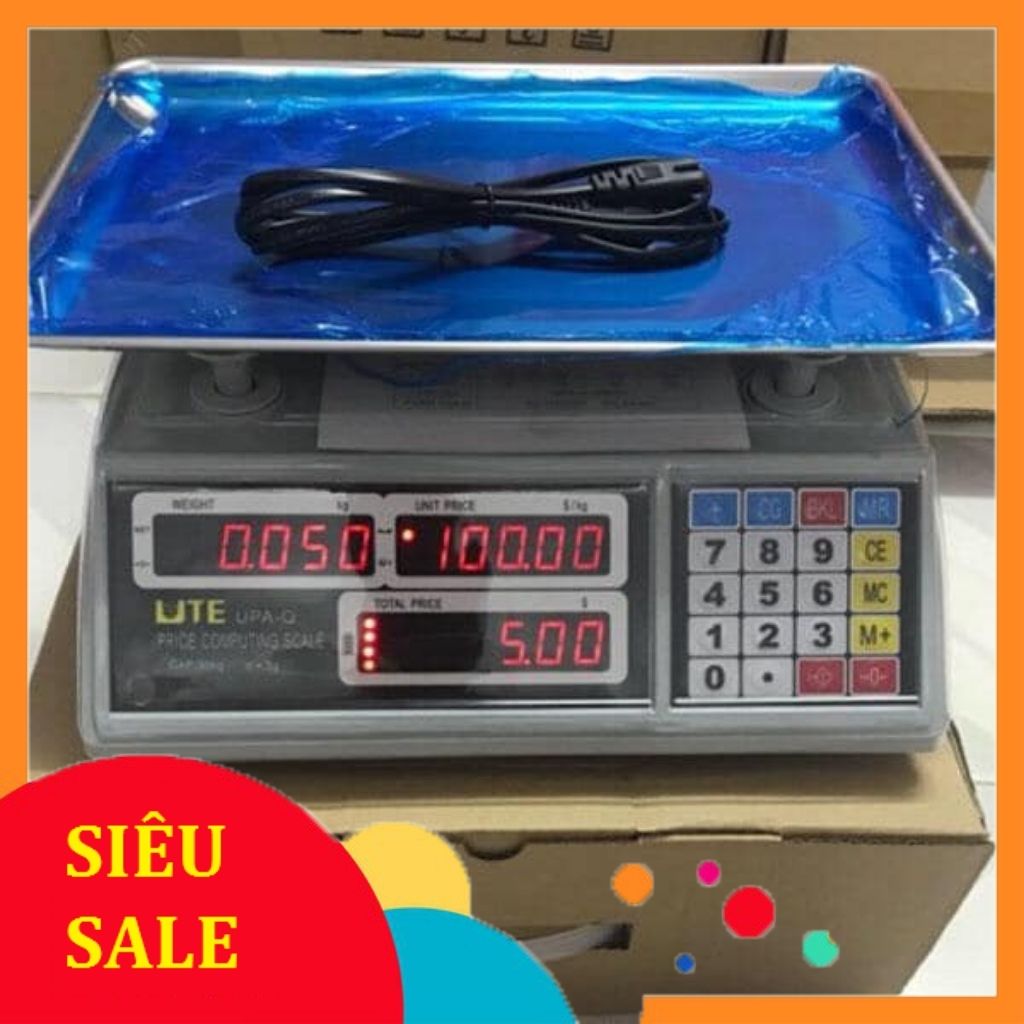 Cân Điện Tử Tính Tiền UTE-30Kg ( Bảo Hành 2 Năm )