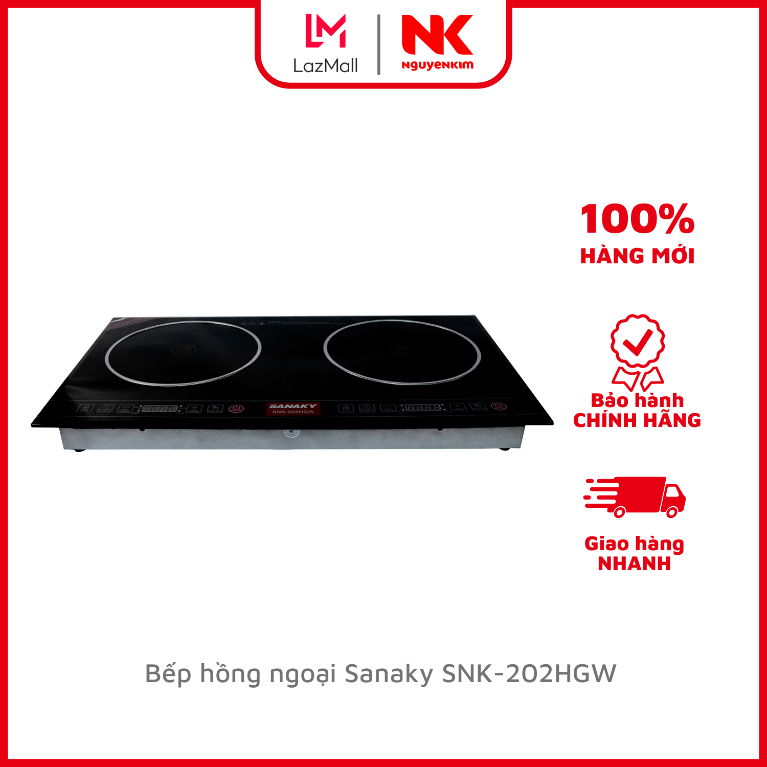 Bếp hồng ngoại sanaky snk-202hgw