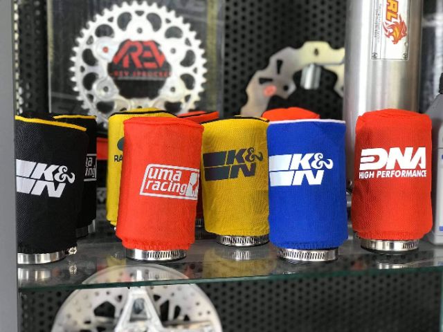 [Rẻ Vô Địch] Combo lọc gió Trụ + Túi Trùm Áo Mưa K&N DNA BMC gắn cho mọi loại xe máy .DoChoiXeMay